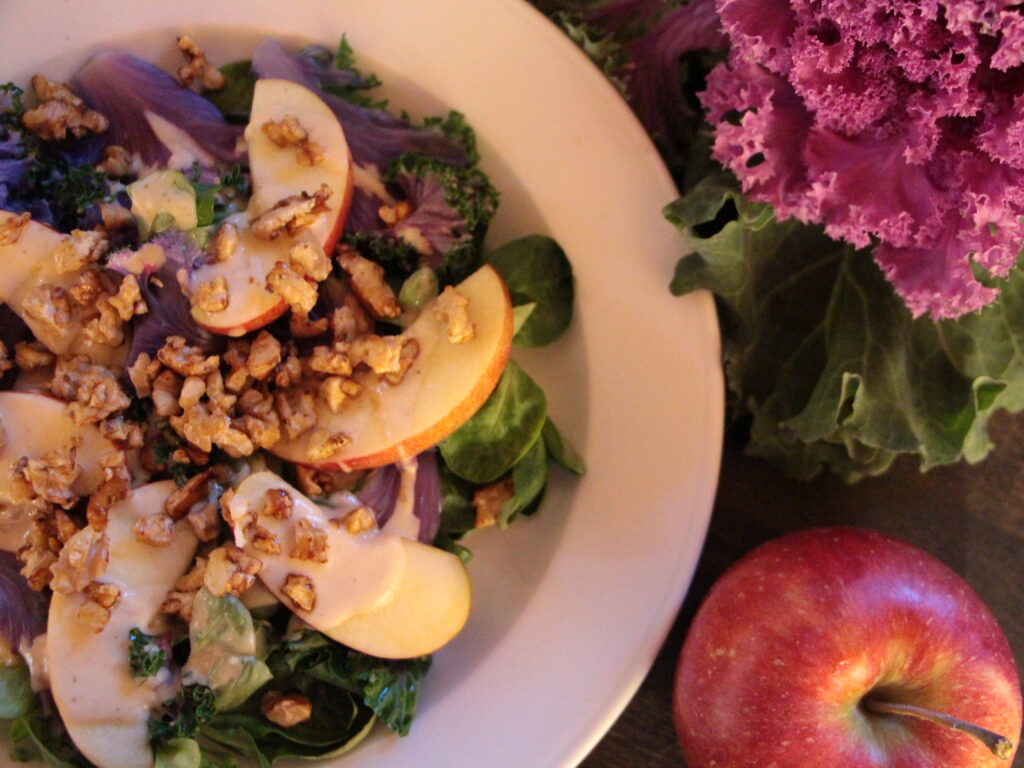 Wintersalat mit Äpfeln